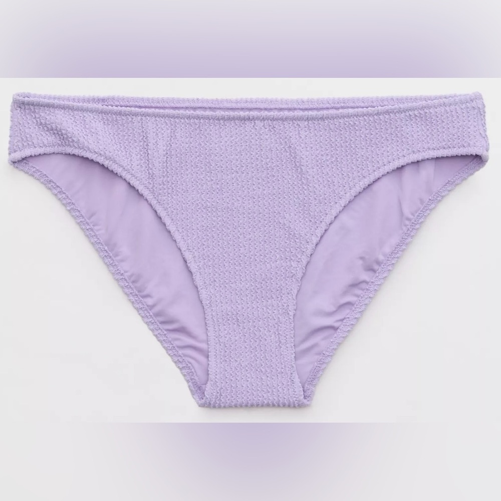 NWT Aerie Shimmery Crinkle Bikini Bottom